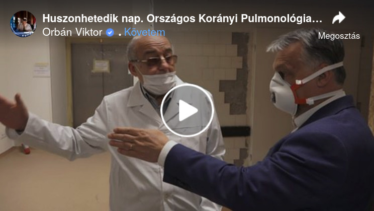 Országos Korányi Kórház Pulmonológia, első hullám