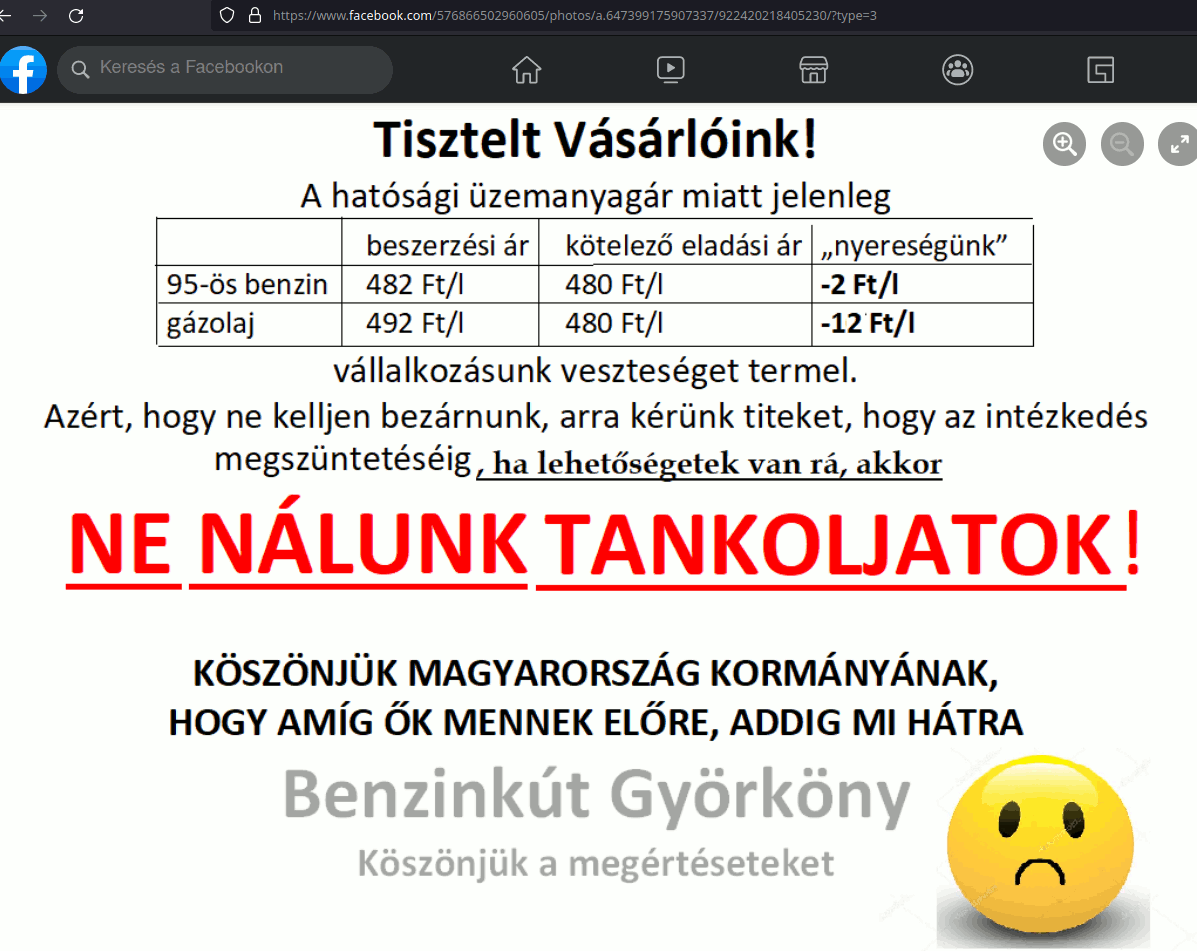 Ne nálunk tankoljatok