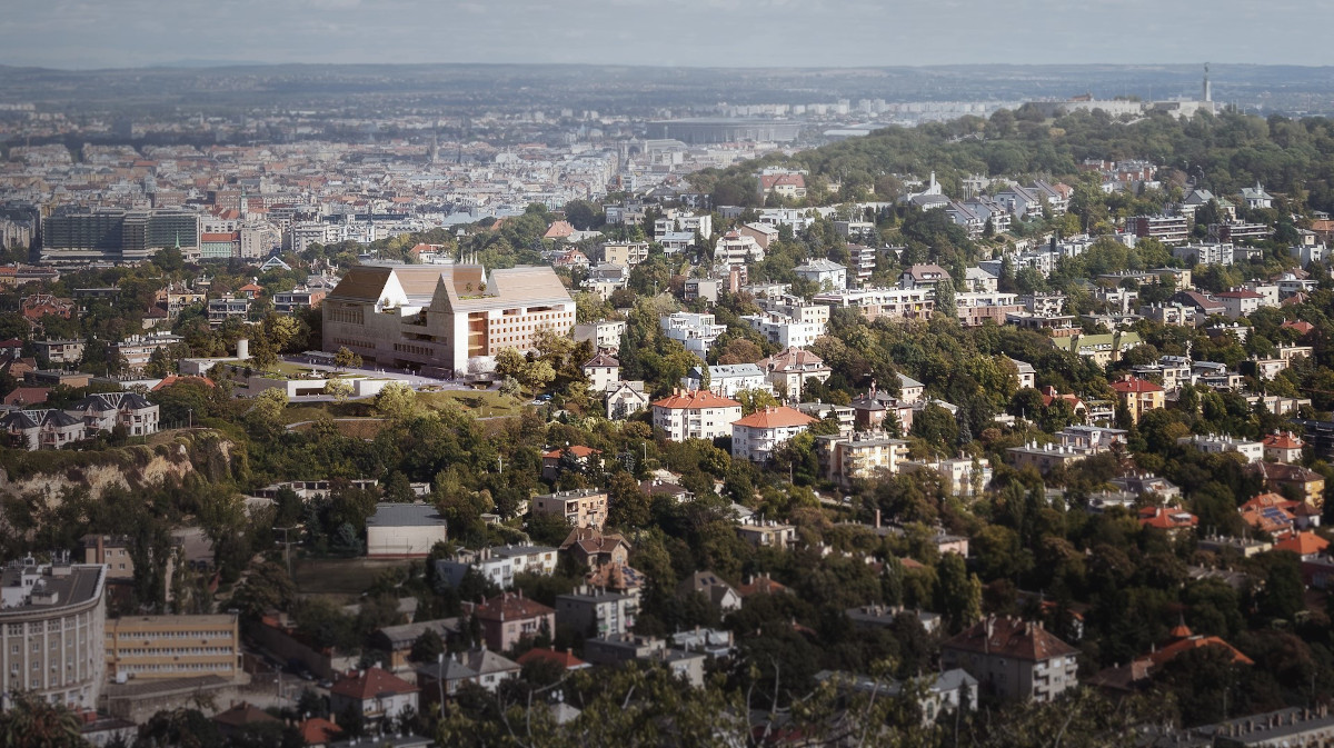 Mathias Corvinus Collegium központ látványterve