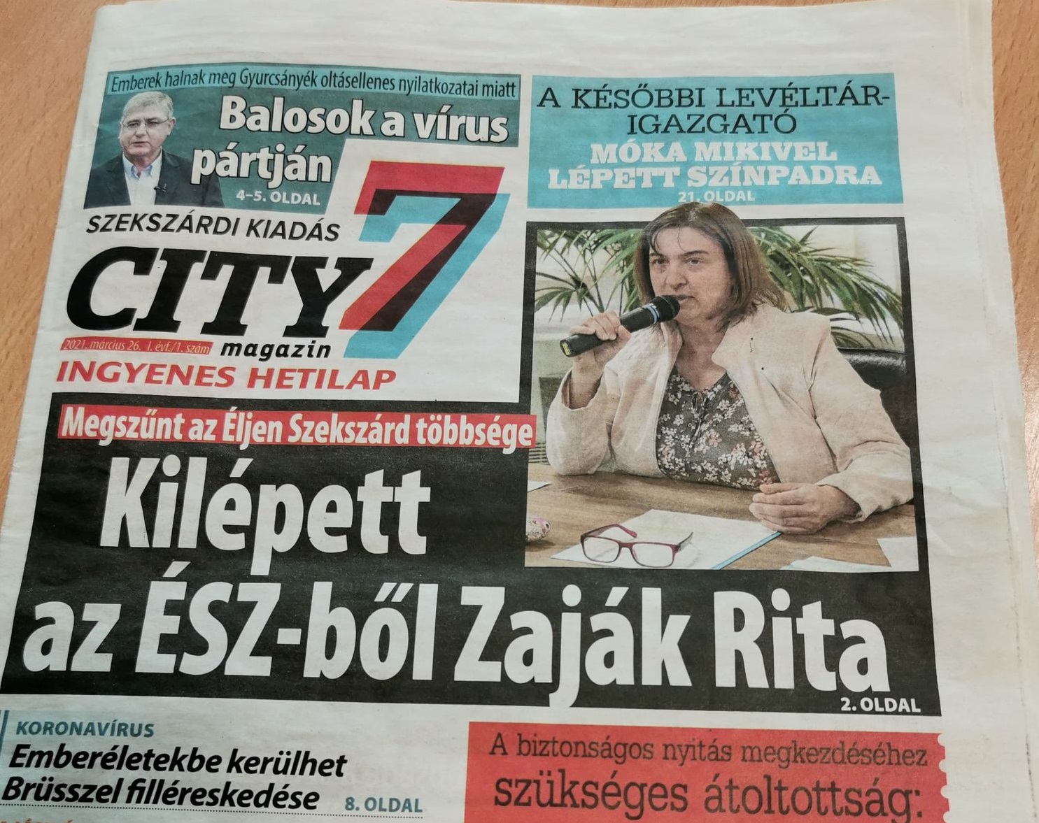 City7 az ellenzéki városokba