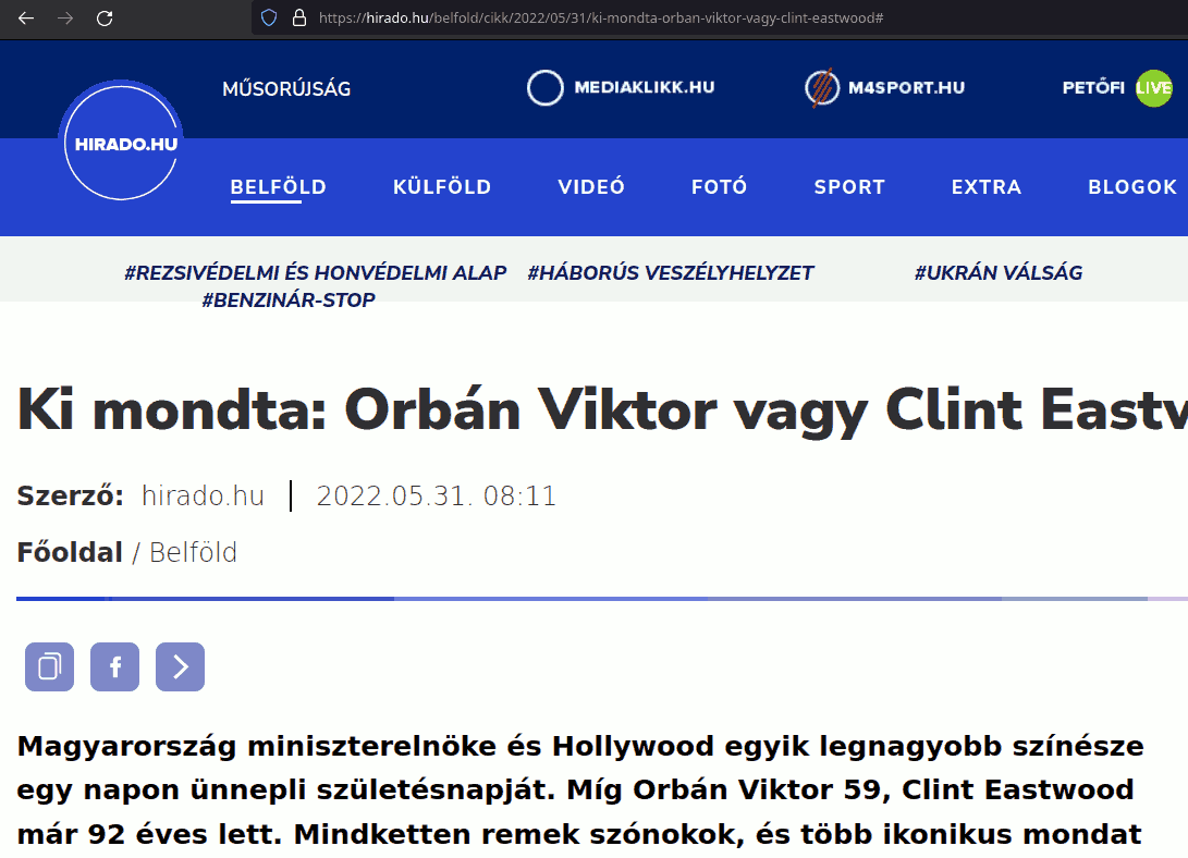 Orbán szülinapi kvíz