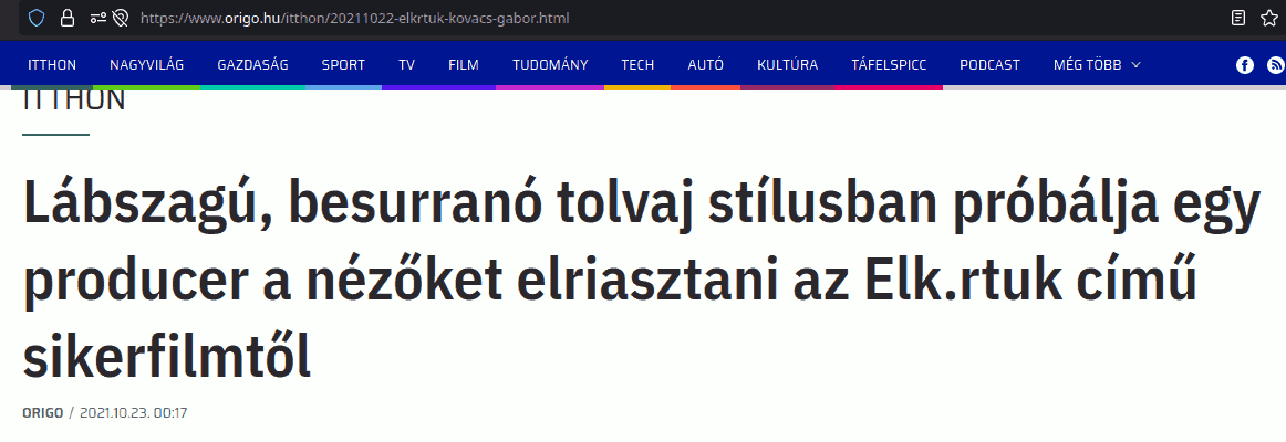 "Lábszagú, besurranó"