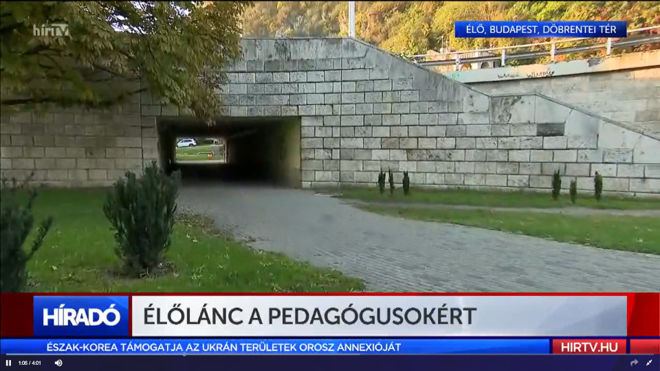 A HírTV tudósít az élőláncról